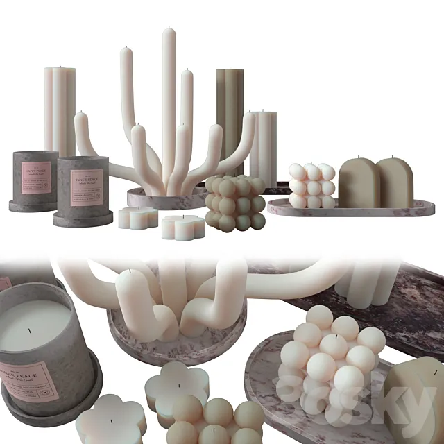 Candle set Free Download