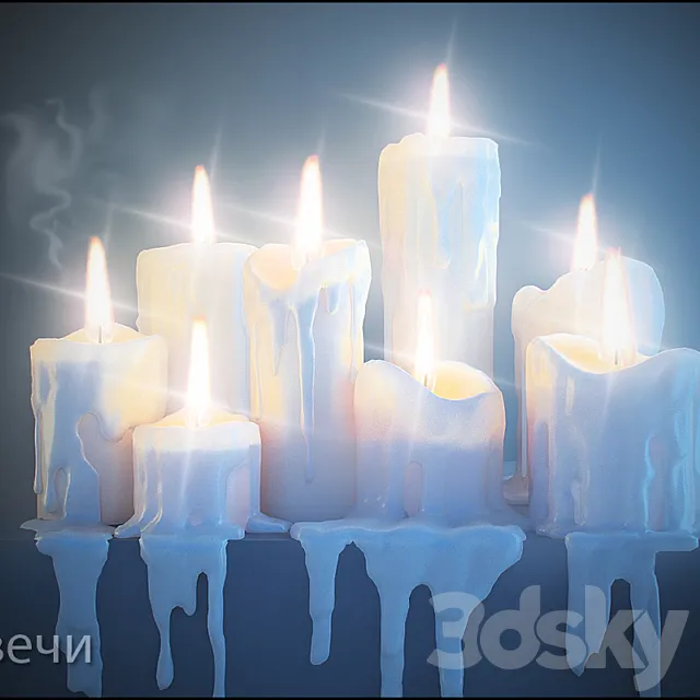 Candles 3DModel
