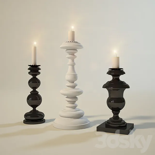 Candles 3DModel