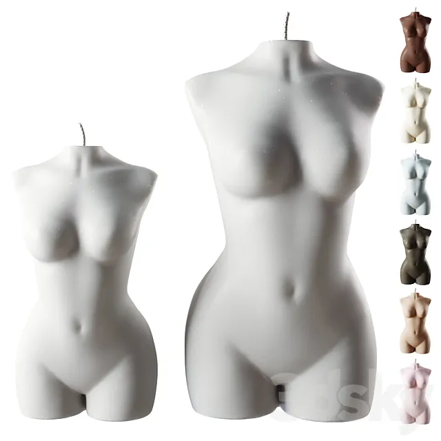 Candles The Hourglass Sisters 3DModel