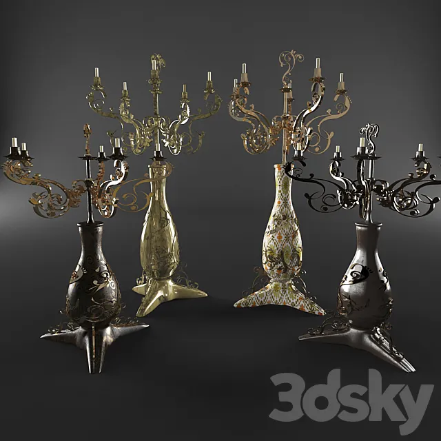 candlestick 3D Model
