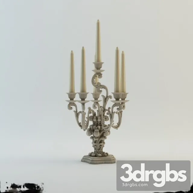 Candlestick 3D Model Free