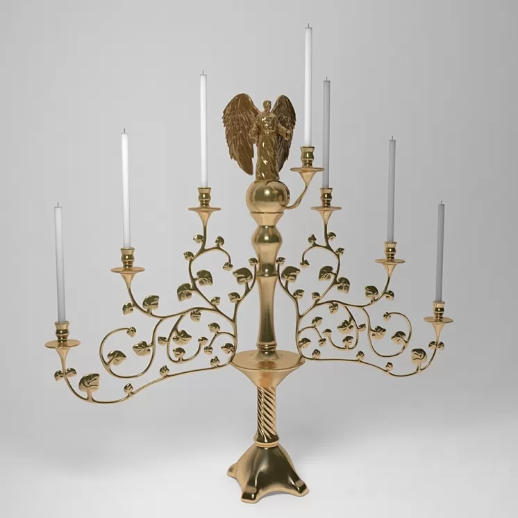 Candlestick with an angel