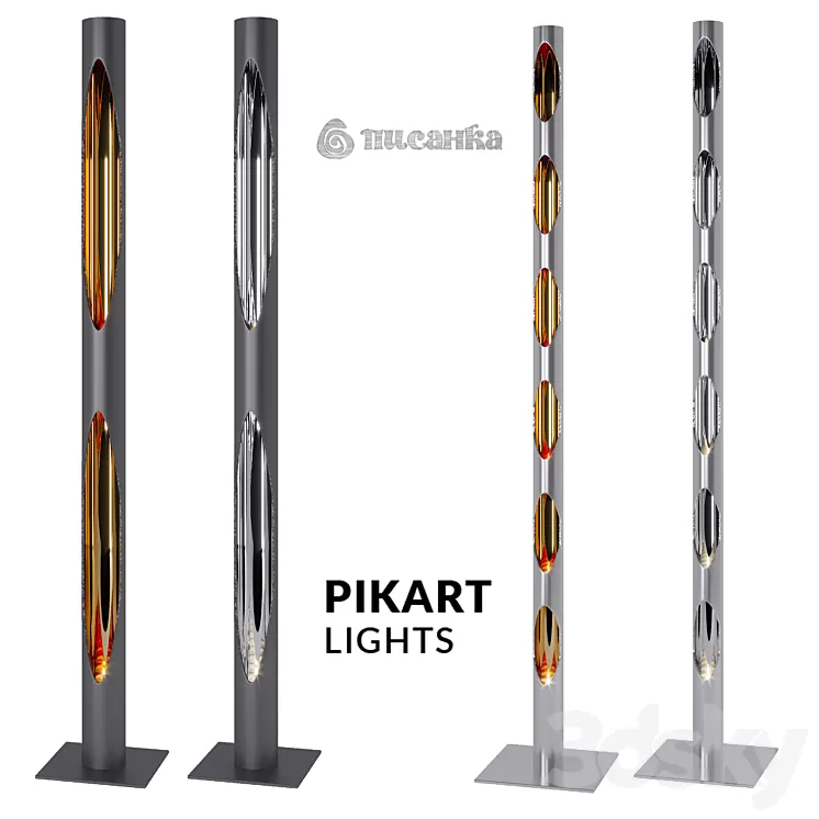 Candlesticks Candelight art. 5726 3D Model