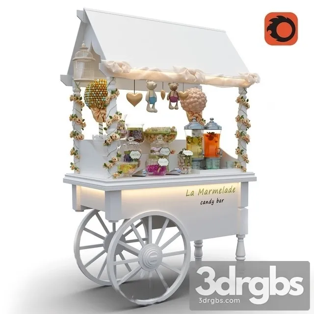 Candy Bar 3D Model Free