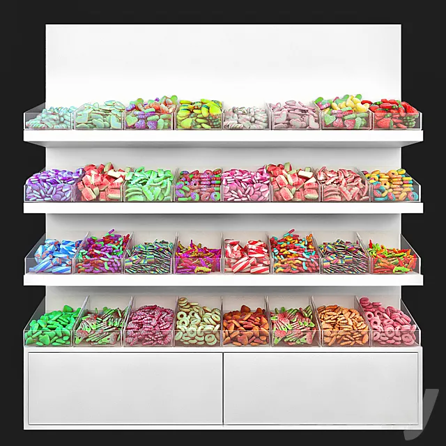 Candy rack 2 3D Model