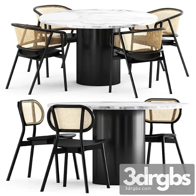 Cane Armchair 01 Cane Chair 03 E15 Hiroki 3D Model Free