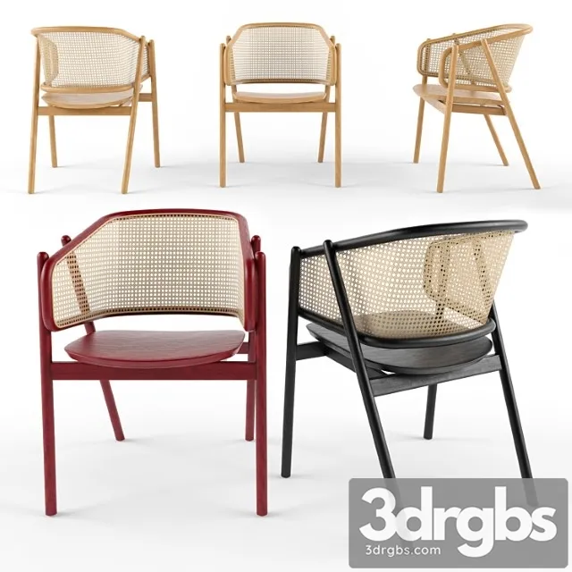 Cane Chair 01 By Cane Collection 3D Model Free