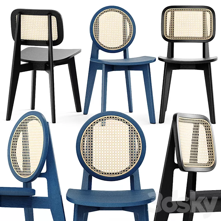 CANE CHAIR - 01 CANE CHAIR - 02 3D Model