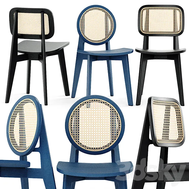 CANE CHAIR - 01. CANE CHAIR - 02 3DModel