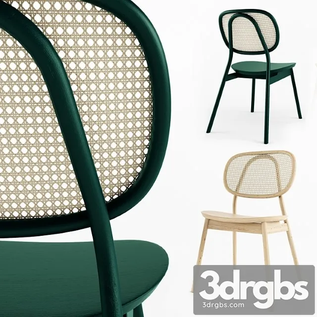 Cane chair 2 3D Model Free