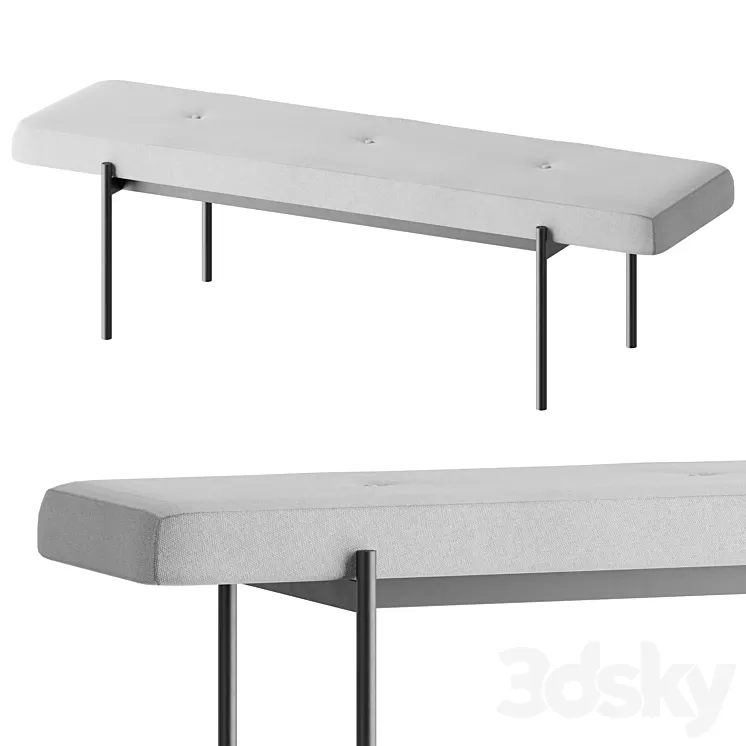 Canelli bench 3D Model