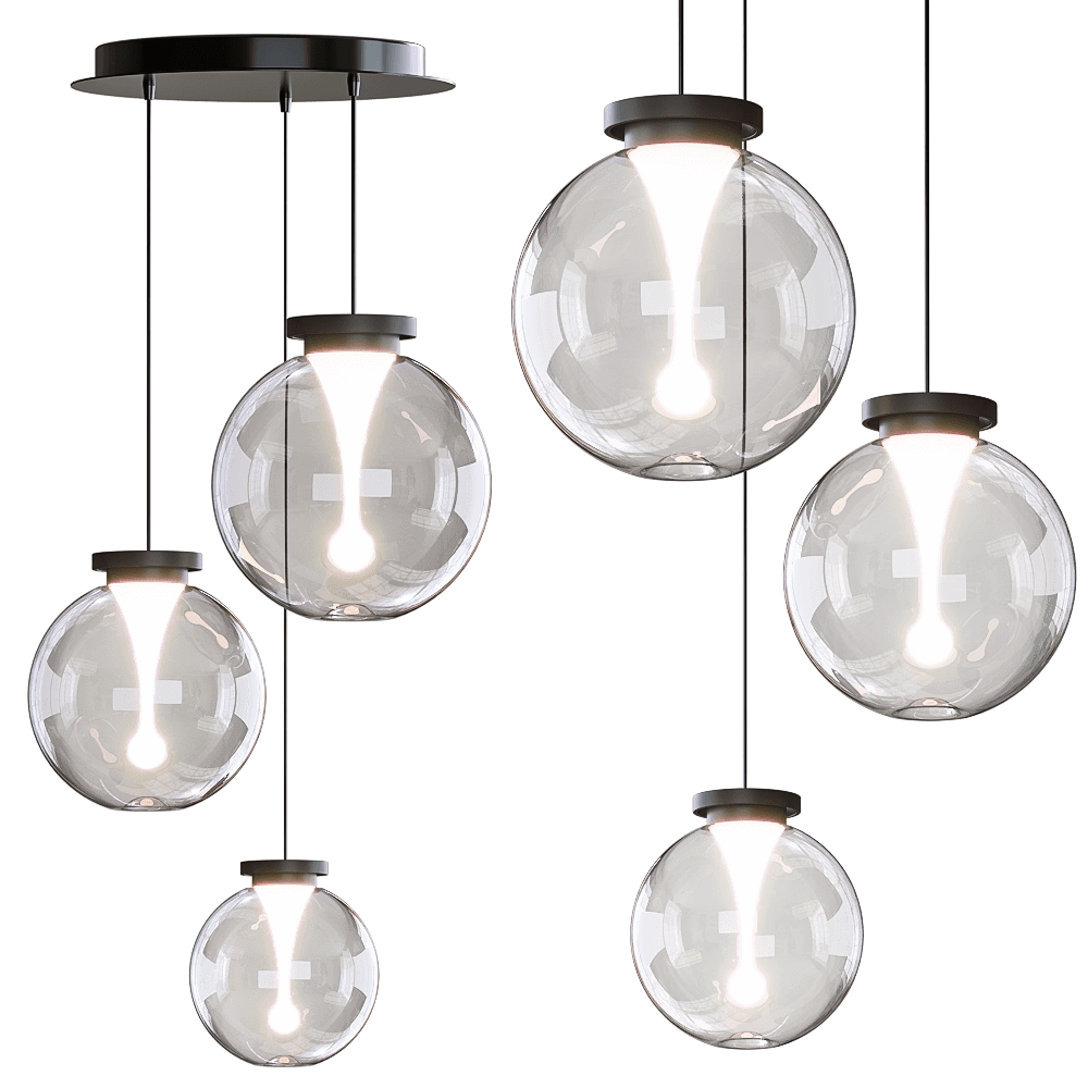 Cangini & Tucci - Ceiling lamp La Stilla 4 3D Model