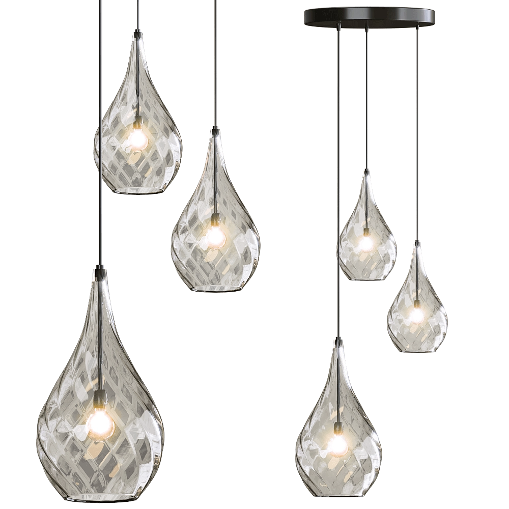 Cangini & Tucci - Ceiling lamp  Lacrima 3 3D Model