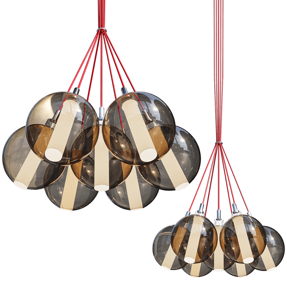 Cangini & Tucci - Pendant lamp Eclisse 1292.L7 3D Model