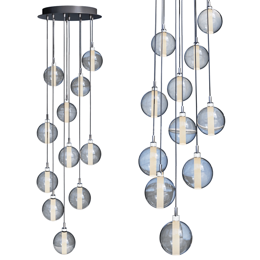 Cangini & Tucci - Pendant lamp Eclisse 1299.11L 3D Model