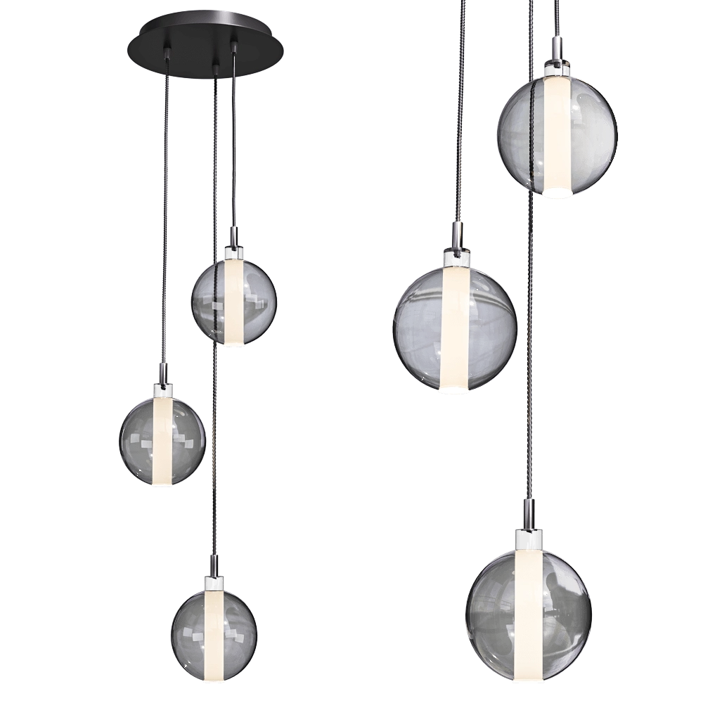 Cangini & Tucci - Pendant lamp Eclisse 1299.3L 3D Model