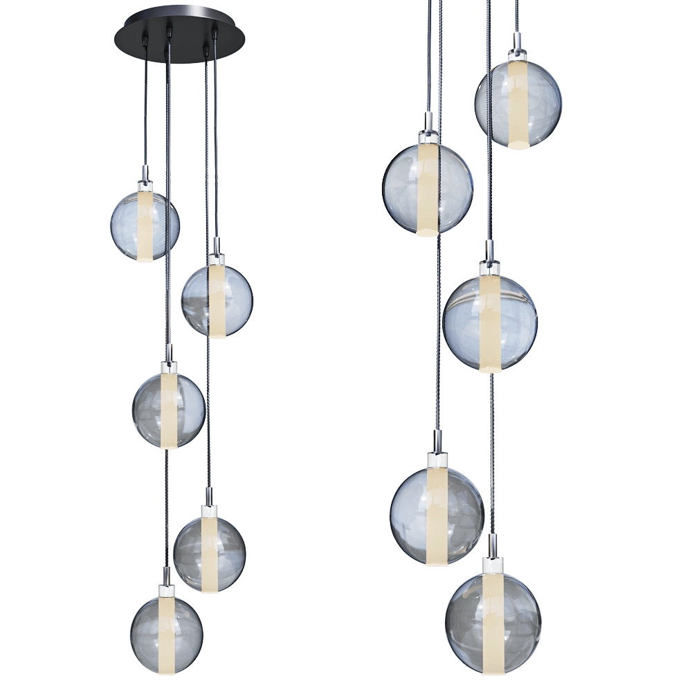 Cangini & Tucci - Pendant lamp Eclisse 1299.5L 3D Model