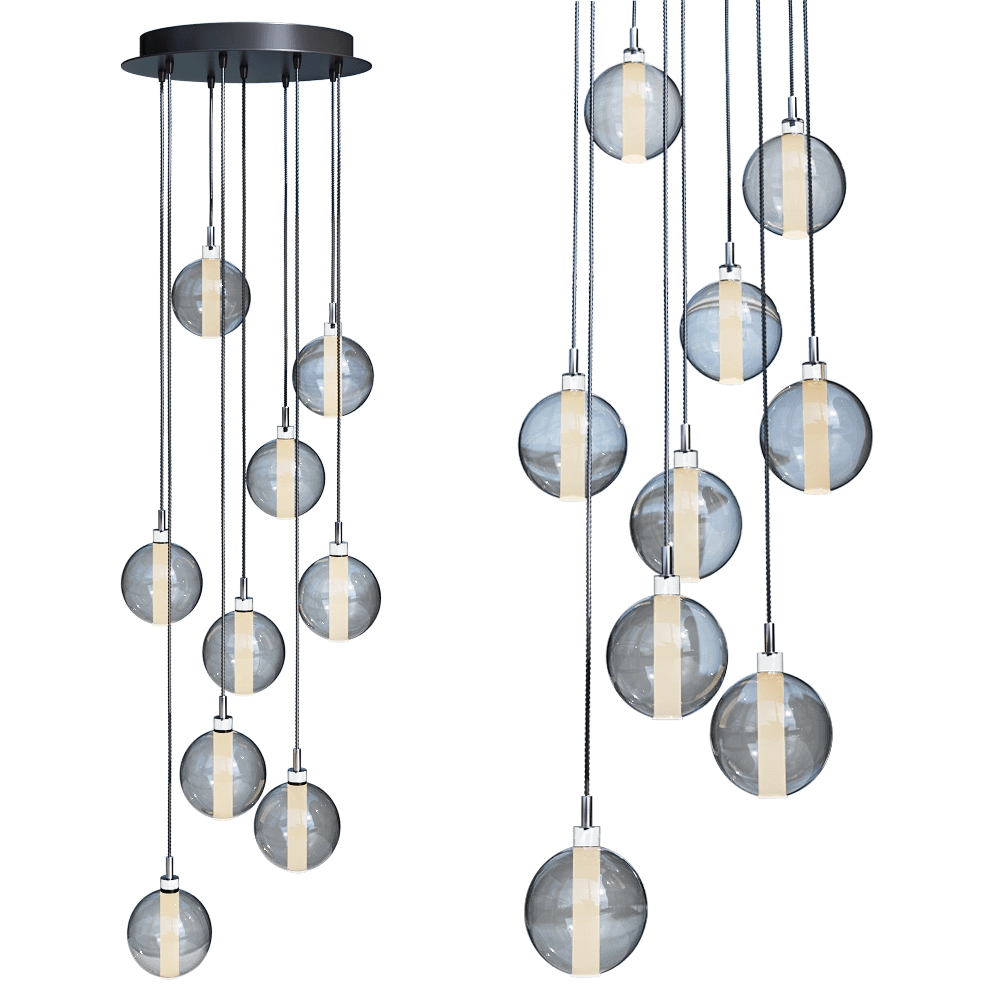 Cangini & Tucci - Pendant lamp Eclisse 1299.9L 3D Model