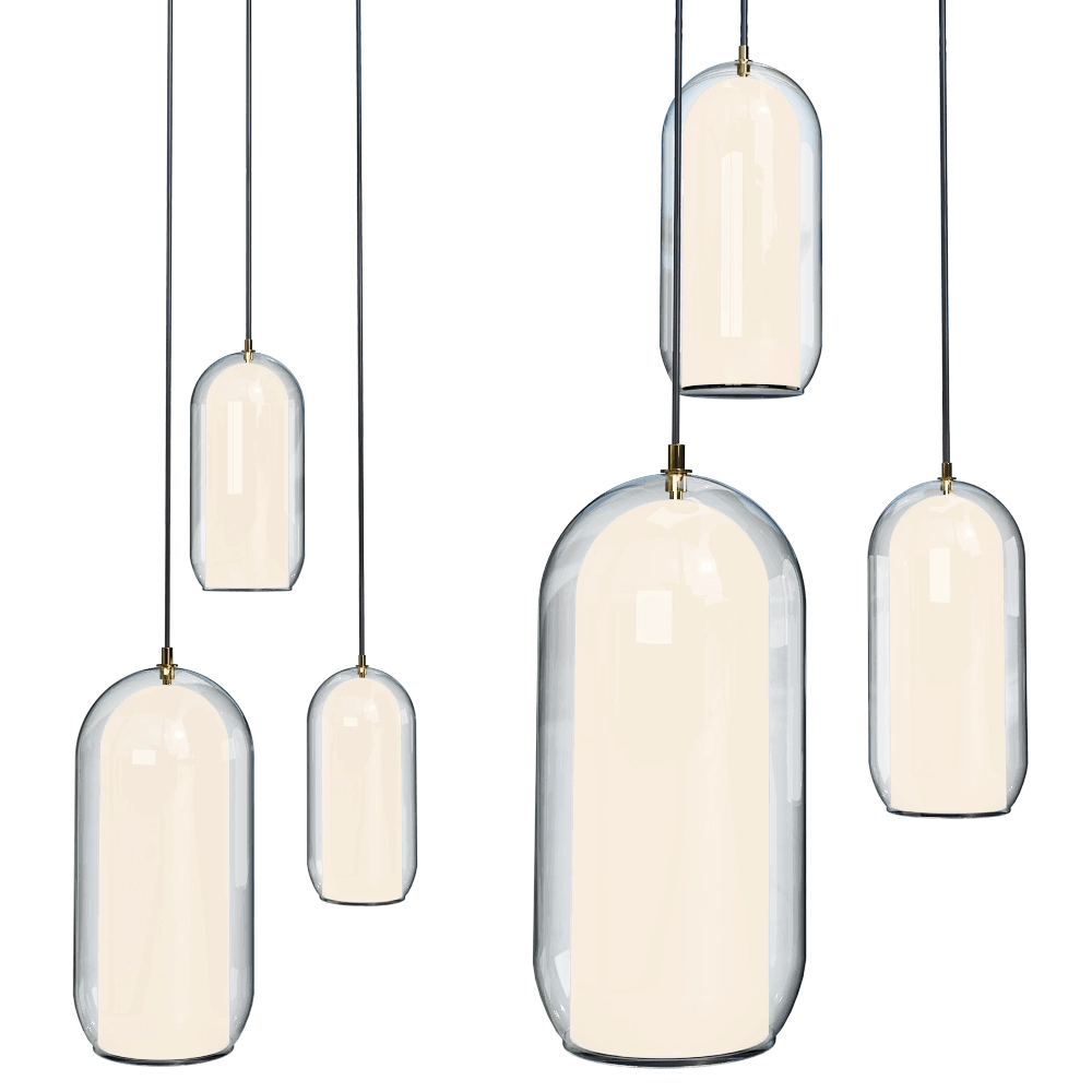 Cangini & Tucci - Pendant luminaire Aeron 1539.3L 3D Model