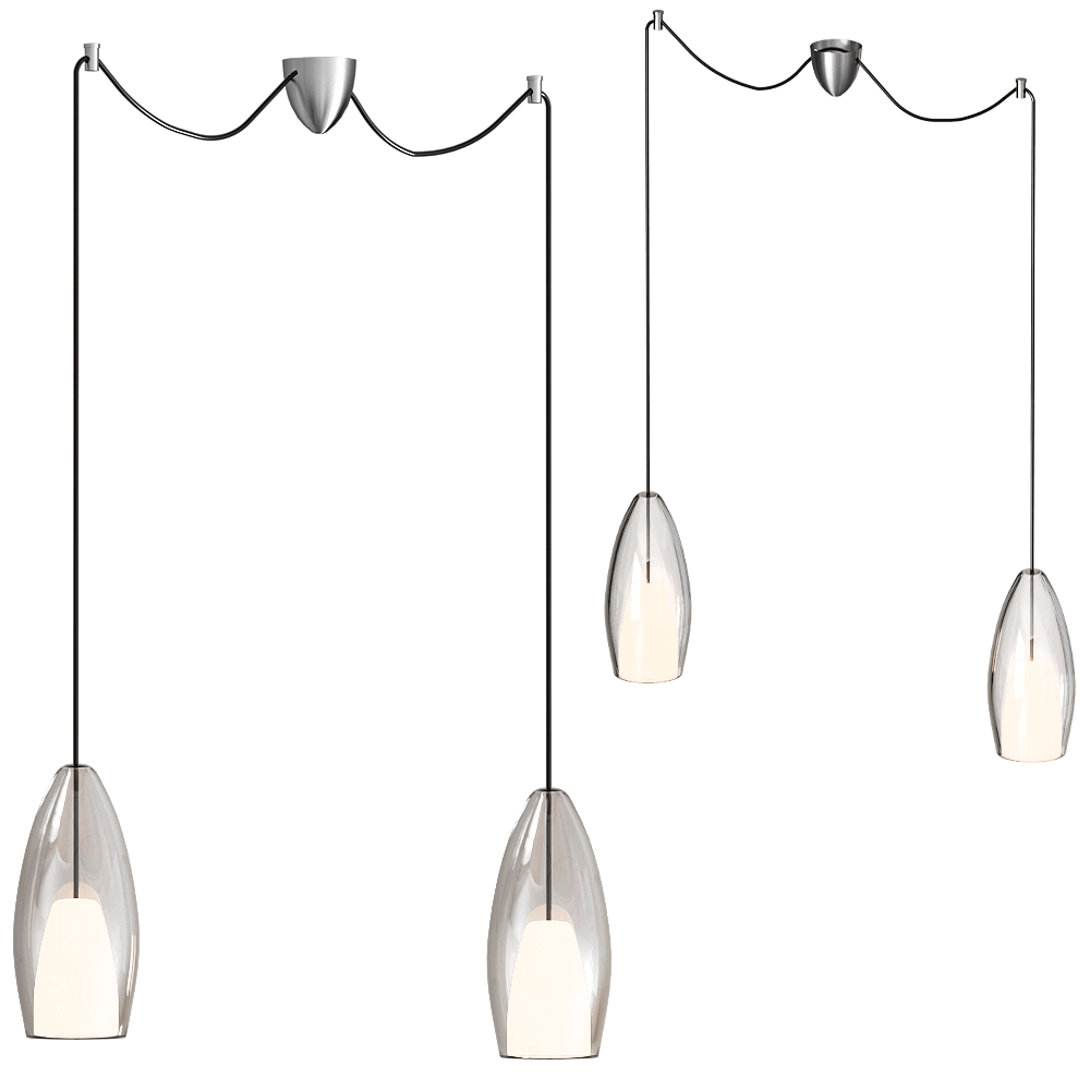 Cangini & Tucci - Pendnat lamp Flute 4 3D Model