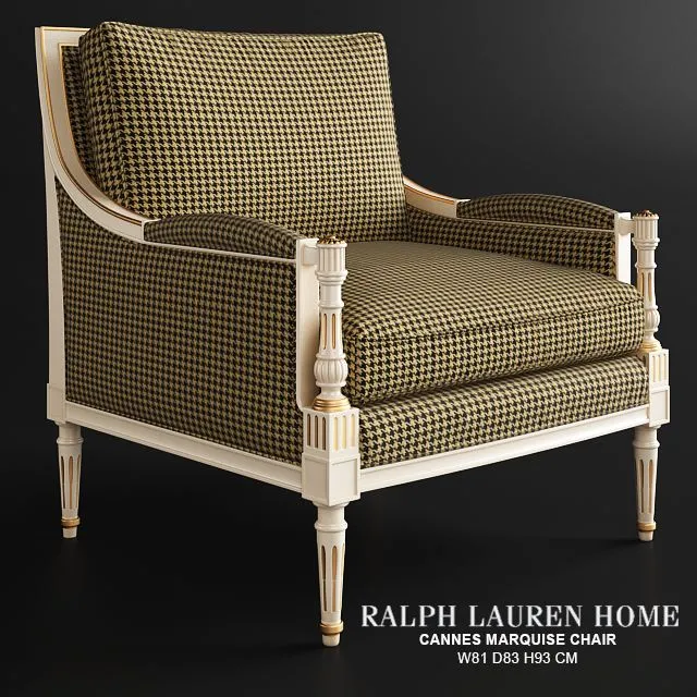 CANNES MARQUISE CHAIR 3D Model