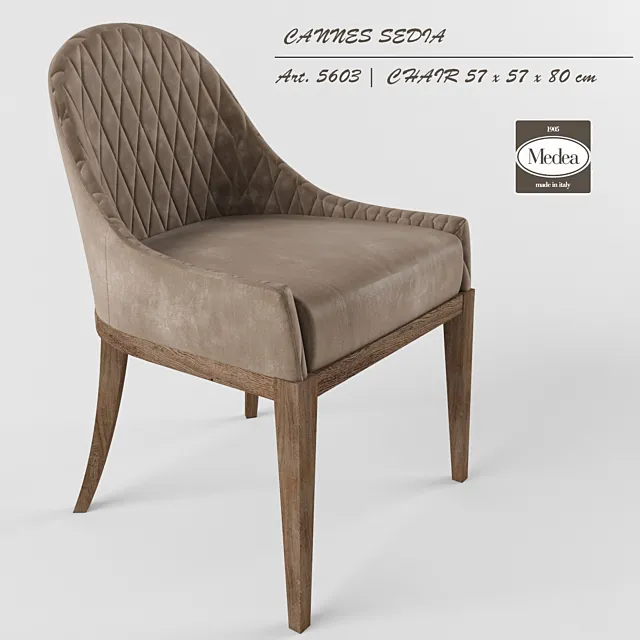 CANNES SEDIA chair from factory Medea 3D Model