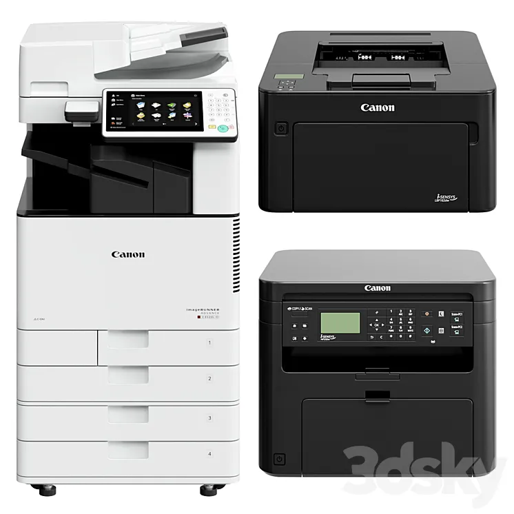 CANON printing technology 3D Model Free Download