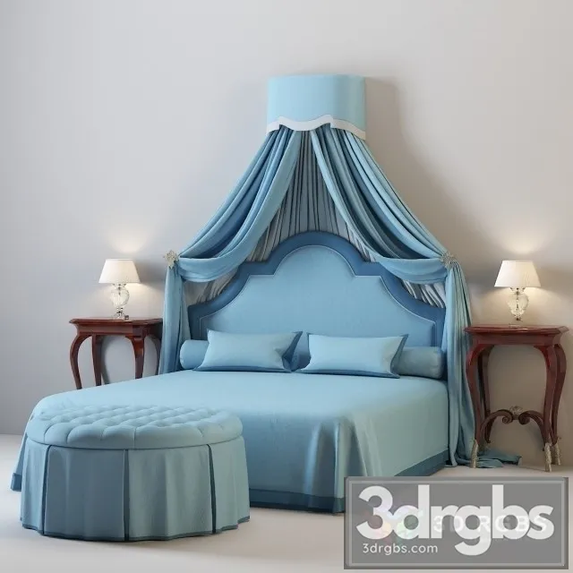 Canopy Baldachin Bed 3D Model Free