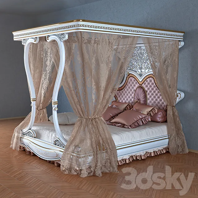 Canopy bed 3DModel