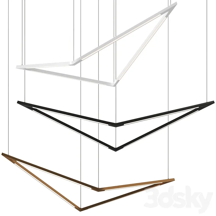 Canopy Brid by Koncept Pendant Lamp 3D Model Free