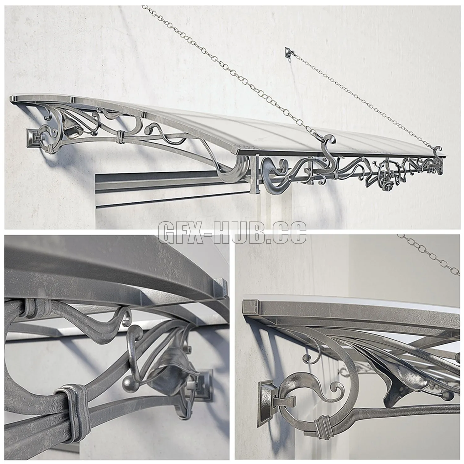 Canopy forged 2 3D Model