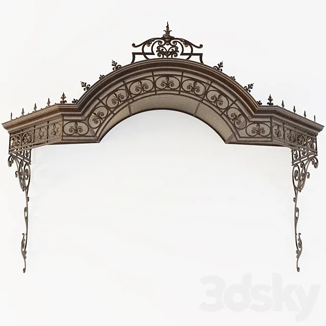 canopy forging 3D Model