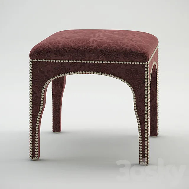 Canter Ottoman - 33-739 3D Model