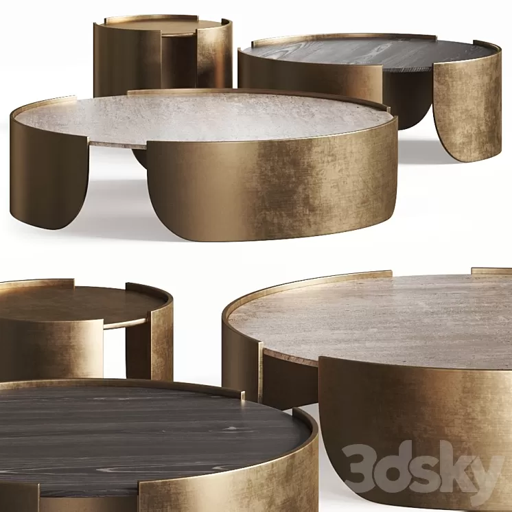 Cantori Atenae Coffee Tables 3D Model Free