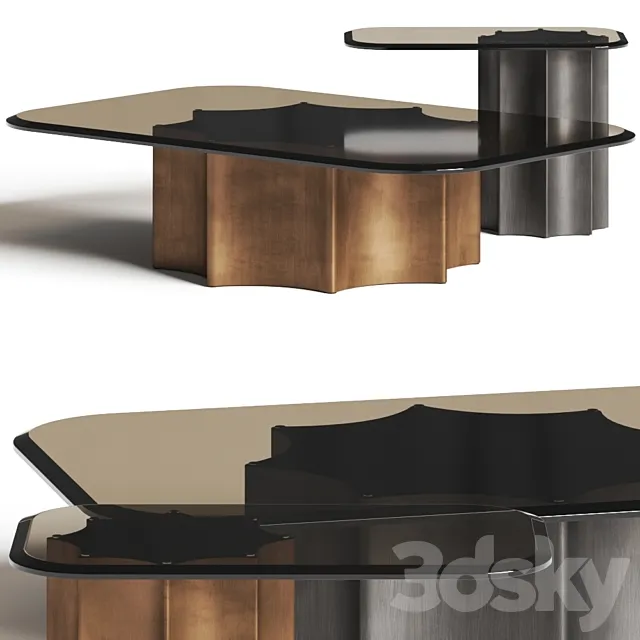 Cantori Florio Coffee Tables 3DModel