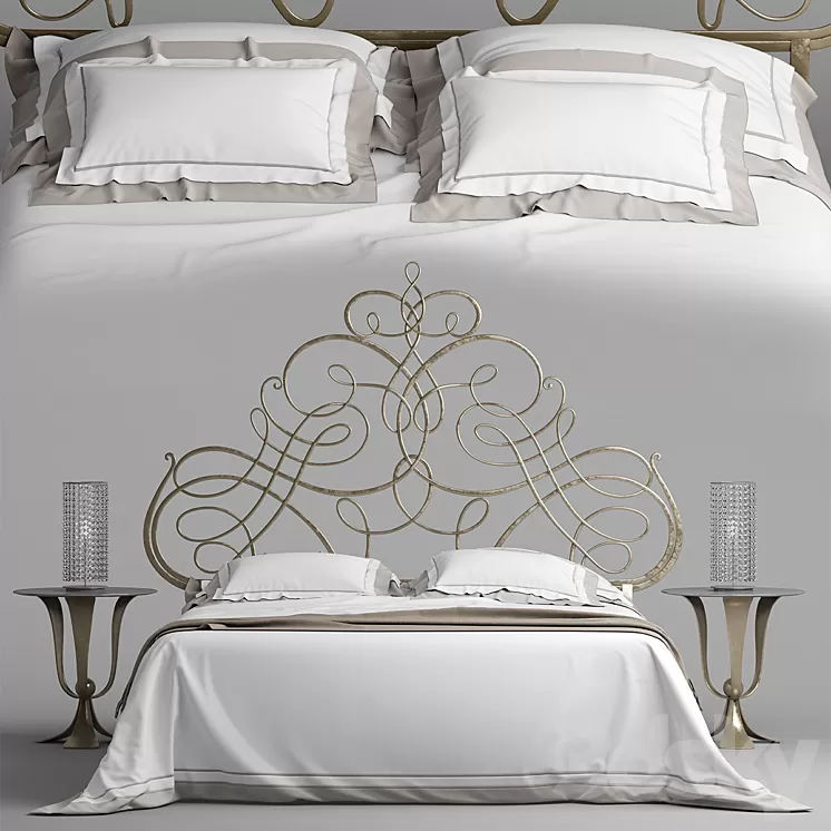 Cantori PASCIÀ Bed 3D Model