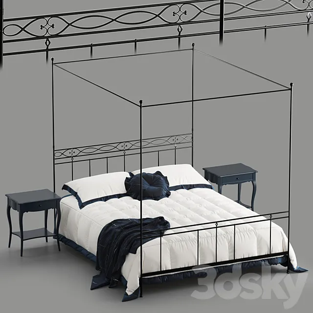 Cantori Sirolo bed 3DModel