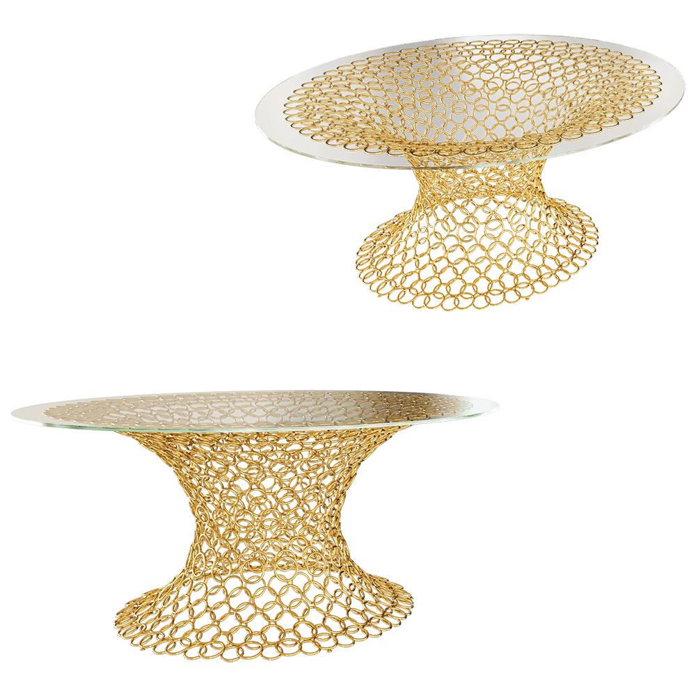 Cantori - Table Mondrian Art Form 3D Model