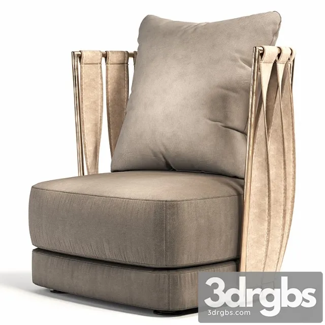 Cantori Twist Armchair 3D Model Free