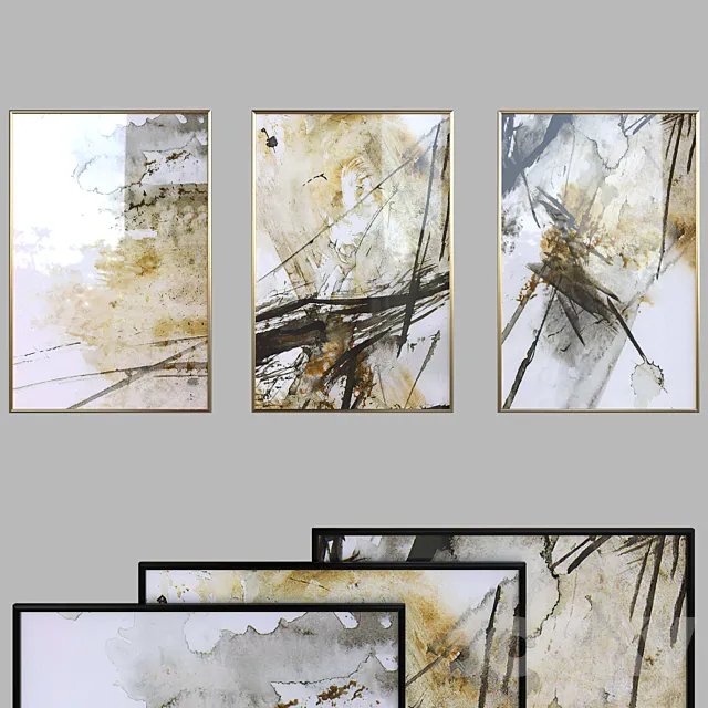 Canvas painting with frame 027 Free Download