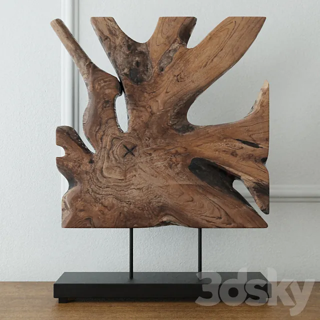 Canyon Art Wood Decor _ Jeffan 3D Model