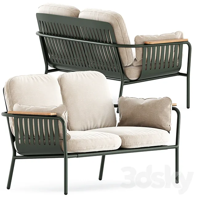 Capa Garden sofa by gandiablasco 3D Model