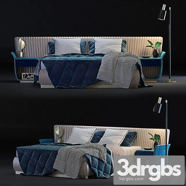 Capital collection - allure xl bed 2 3D Model Free
