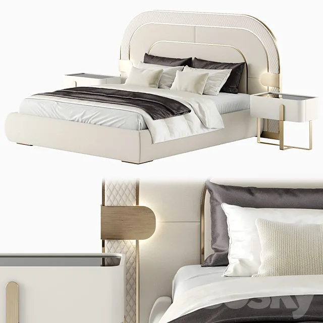 Capital Collection EDEN Bed 3DModel