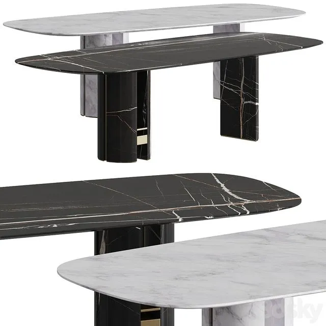 Capital Collection Ercole Dining Tables 3D Model