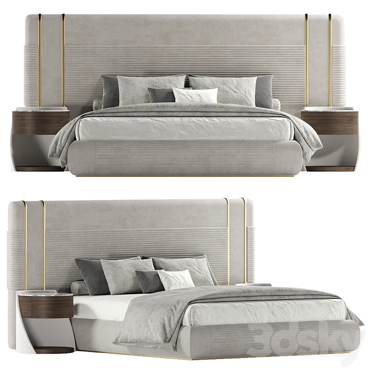 Capital Collection - Frey bed 3D Model Free