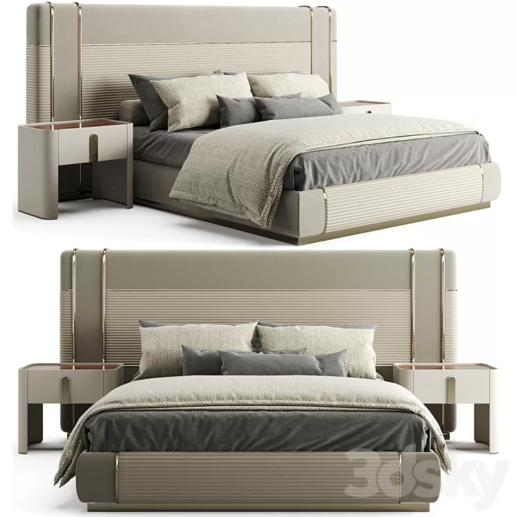 Capital Collection Frey Bed 3D Model