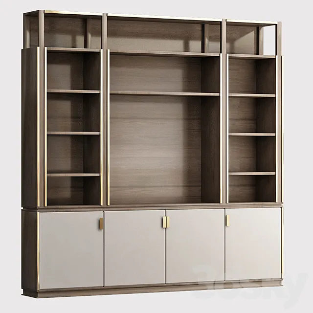 Capital Collection HUG Bookcase with TV stand Free Download