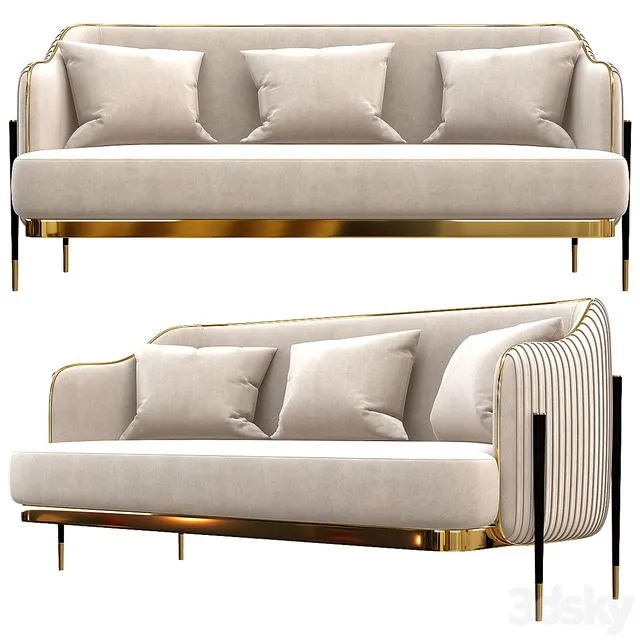 Capital collection oxford sofa 3D Model